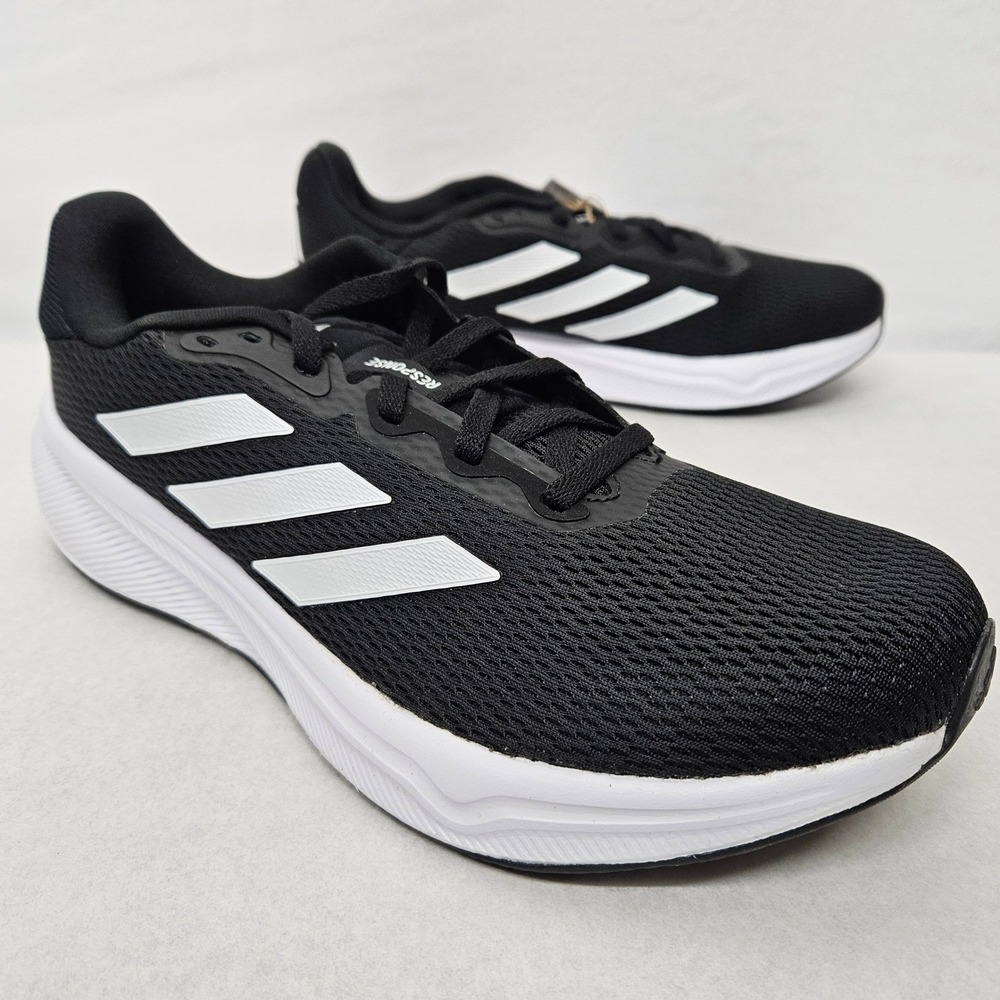 Adidas Response Running Shoes IH6007 Core Black‎ White Men's Size 11